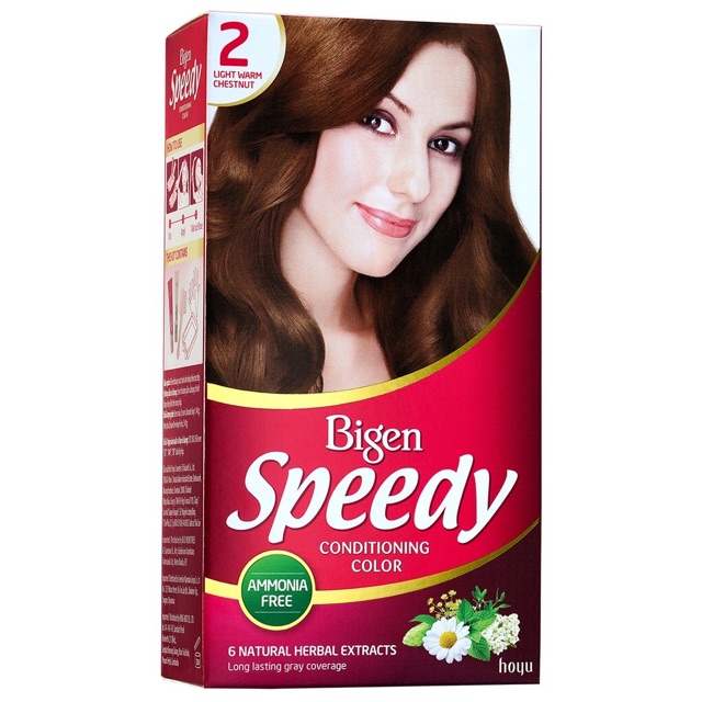 Thuốc nhuộm tóc bạc Bigen Speedy Conditioning Color Deep