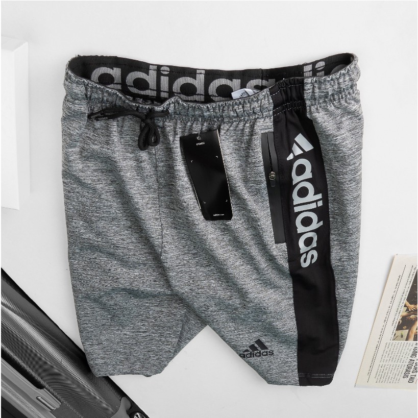 Quần short thun nam thể thao, 03 túi khóa kéo, chất liệu thun lạnh dày dặn co giãn 4 chiều – QS45 | BigBuy360 - bigbuy360.vn