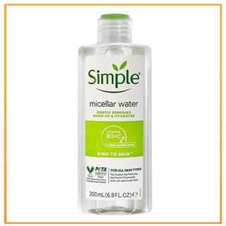 [Mẫu Mới] Nước tẩy trang Simple Kind to Skin Micellar Cleansing Water 200ml