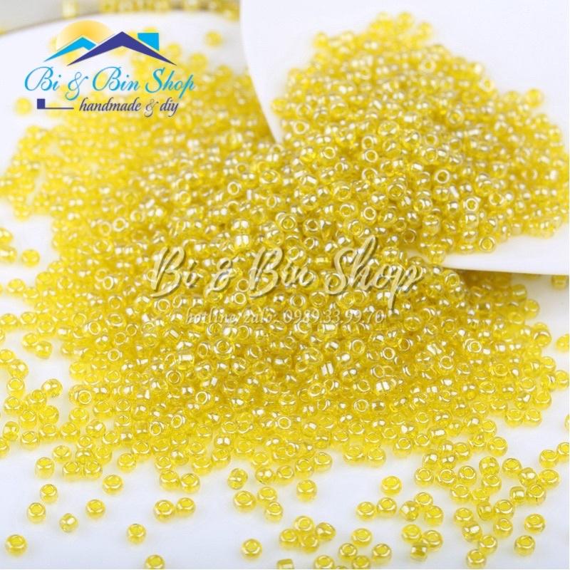 90g Hạt Cườm Đại 4mm Màu Bóng Đính Kết Trang Phục, Làm Trang Sức Handmade