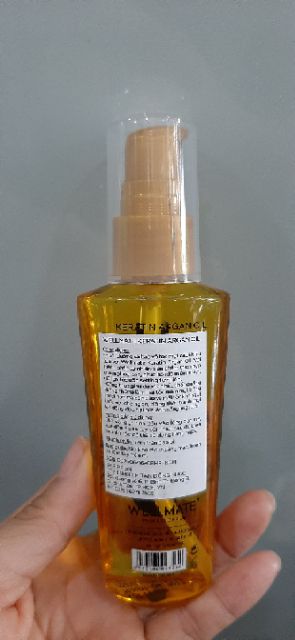 Tinh dầu dưỡng tóc mềm mượt WELLMATE KERATIN ARGAN 60ml