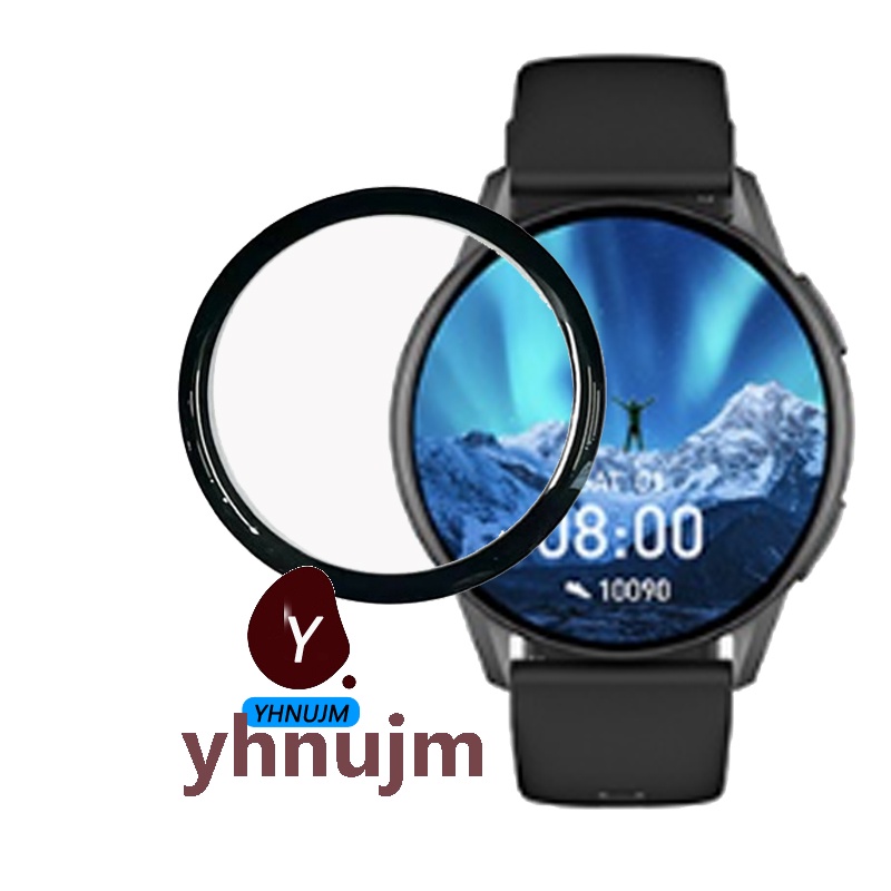 Kính Cường Lực Trong Suốt Viền Cong 3D Bảo Vệ Màn Hình Đồng Hồ Thông Minh Xiaomi Kieslect K11 K10 KR Pro