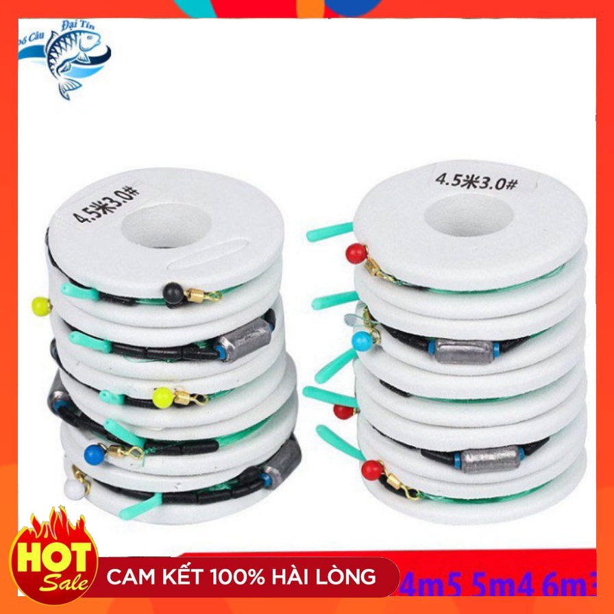 Dây trục câu đài buộc sẵn đầy đủ các kích thước, cước câu