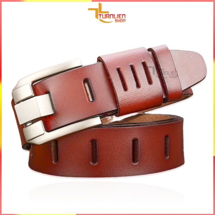 Thắt Lưng Nam Cao Cấp Dây Lưng Nam Mặt Khóa Kim Nguyên Khối K025 Phong Cách Thời Trang Hàn Quốc Lịch Lãm