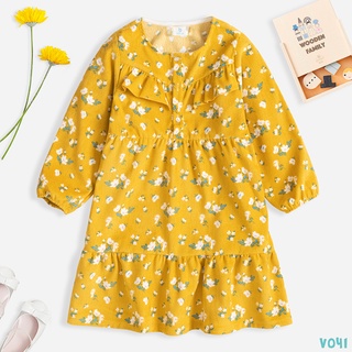 Váy Cho Bé Gái 3 Màu Hoạ Tiết Hoa Đáng Yêu Thời Trang BELLO LAND