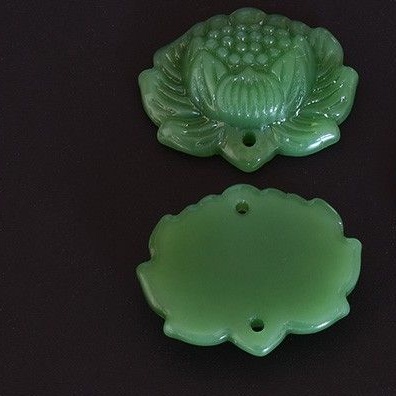 Ngọc bội hoa sen 24*30mm