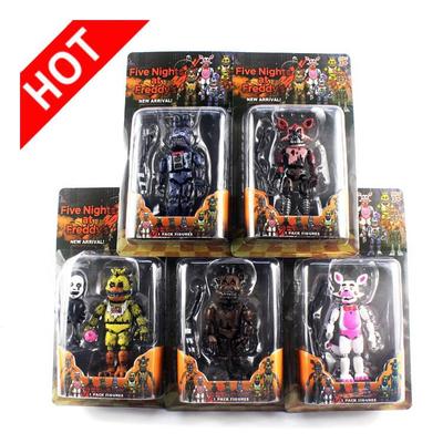 Bộ 5 mô hình búp bê nhân vật Five Nights At Freddy Fnaf độc đáo