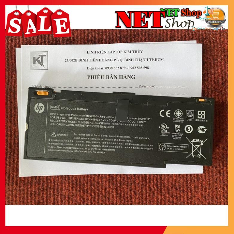 ⚡ Pin Laptop HP Envy 14 1000, Mã RM08 Hàng Zin