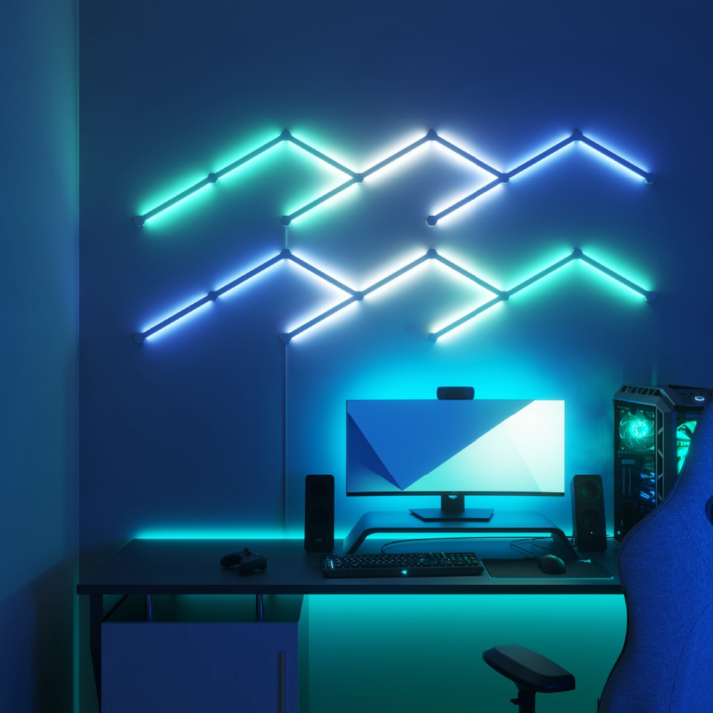 Bộ xử lý và dây cáp dành cho bộ đèn lắp ghép thông minh Nanoleaf Lines