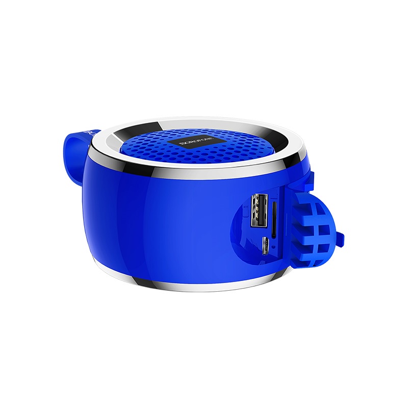 Loa không dây Bluetooth Borofone BR2 V5.0 âm thanh hay pin sử dụng lâu hỗ trợ thẻ nhớ và USB và radio - Hàng chính hãng