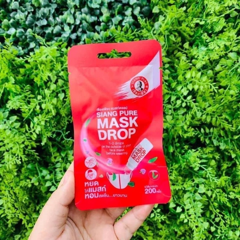 Tinh dầu bạc hà kháng khuẩn khử mùi khẩu trang Mask Drop