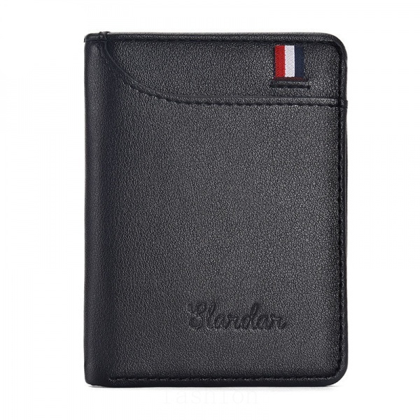 Ví Da Mini Siêu Mỏng Dáng Ngắn Đựng Thẻ Tín Dụng Đa Năng Cho Nam