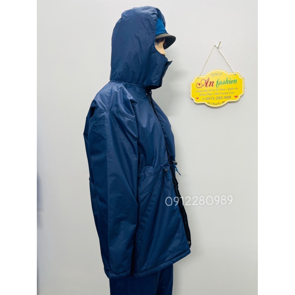 Áo khoát bảo hộ mặc trong kho lạnh 0 độ hàng cao cấp dày đẹp êm _ Hình chụp thật