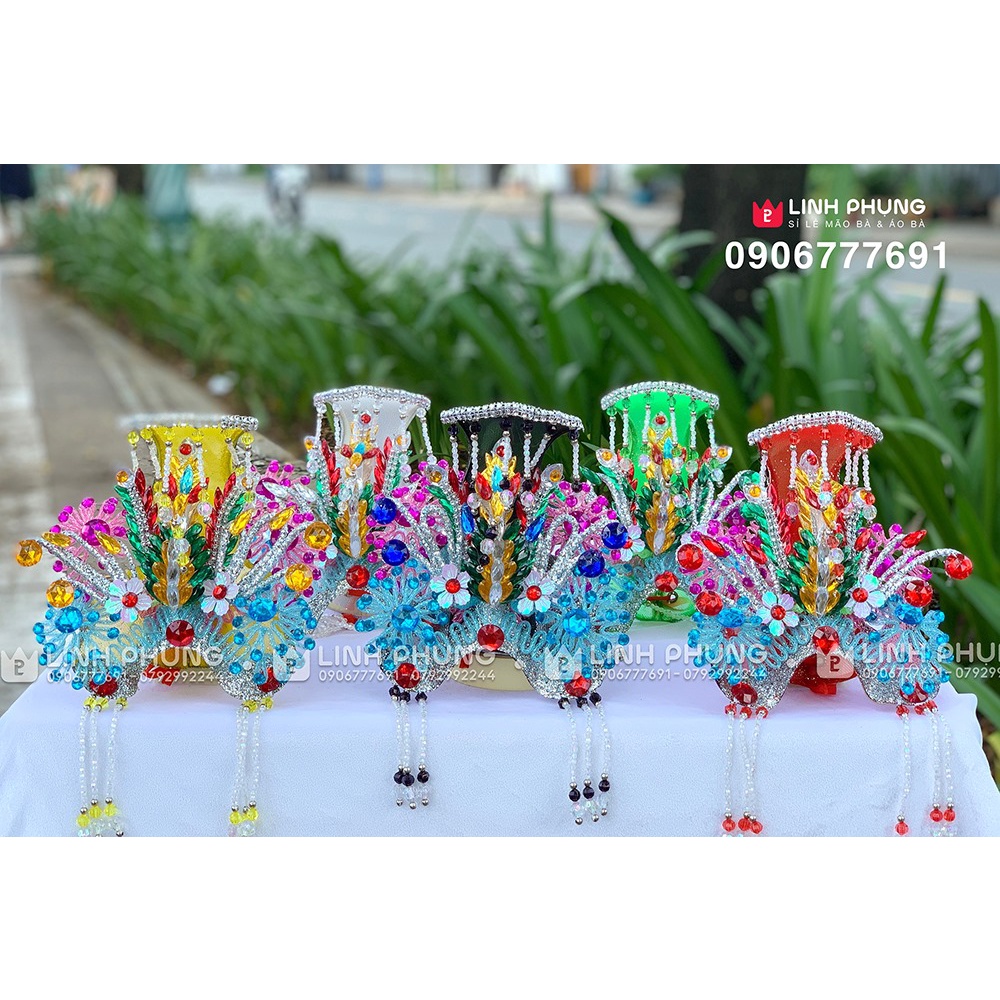 Combo áo mão 5 bà Ngũ Hành Nương Nương tượng cao 30cm,40cm