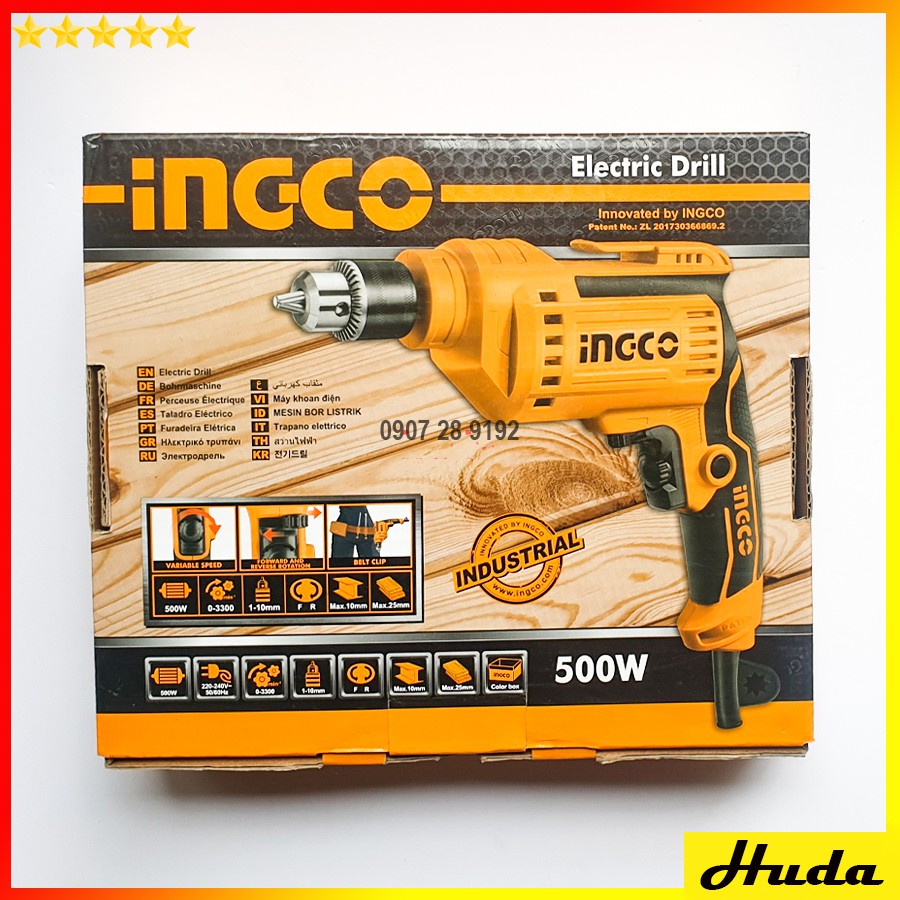 [INGCO Chính Hãng] 500W-10mm Máy khoan điện INGCO ED50028E [Chính Hãng Ingco]