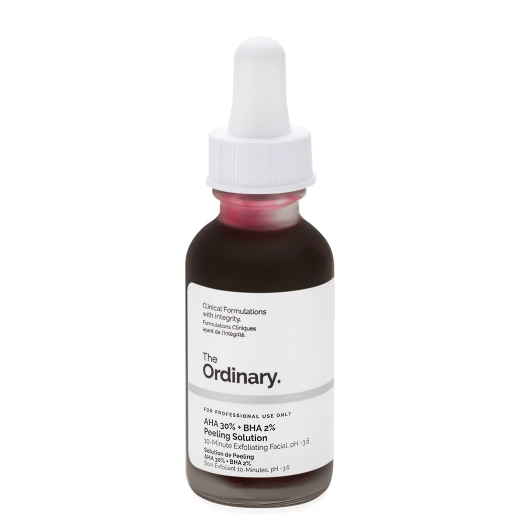 Serum tẩy tế bào chết, giảm mụn The Ordinary AHA 30% BHA 2% Peeling Solution