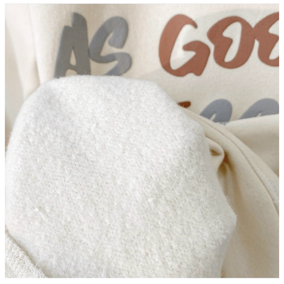 Áo Hoodies Nữ Chui Đầu Vải Nỉ Dày Form Rộng In Chữ 2 Màu Dễ Phối Đồ Siêu Hot NEW UNISEX