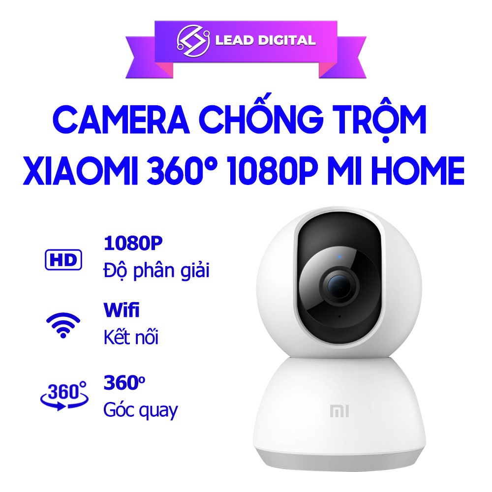 [Mã ELMS4 giảm 7% đơn 500K] Camera An Ninh Xiaomi Mi Home Security Camera Basic 360° 1080p (2019 version) - BH 12 tháng