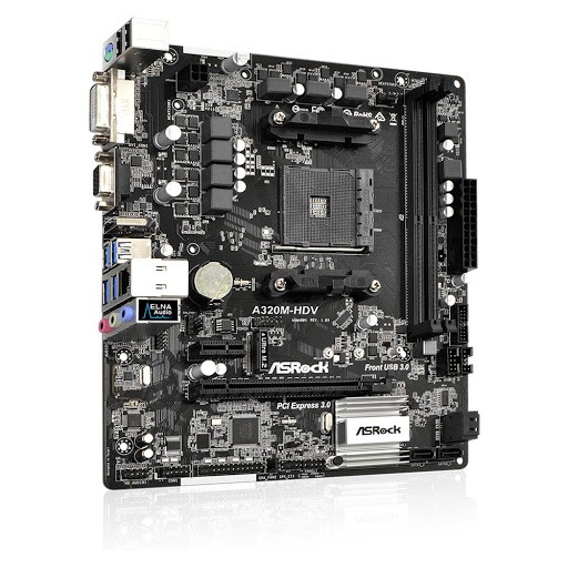 [Mã ELCL99 giảm 7% đơn 500K] Bo mạch chủ Asrock A320M-DVS Hàng chính hãng FPT - Vĩnh Xuân phân phối BH 36 Tháng | BigBuy360 - bigbuy360.vn