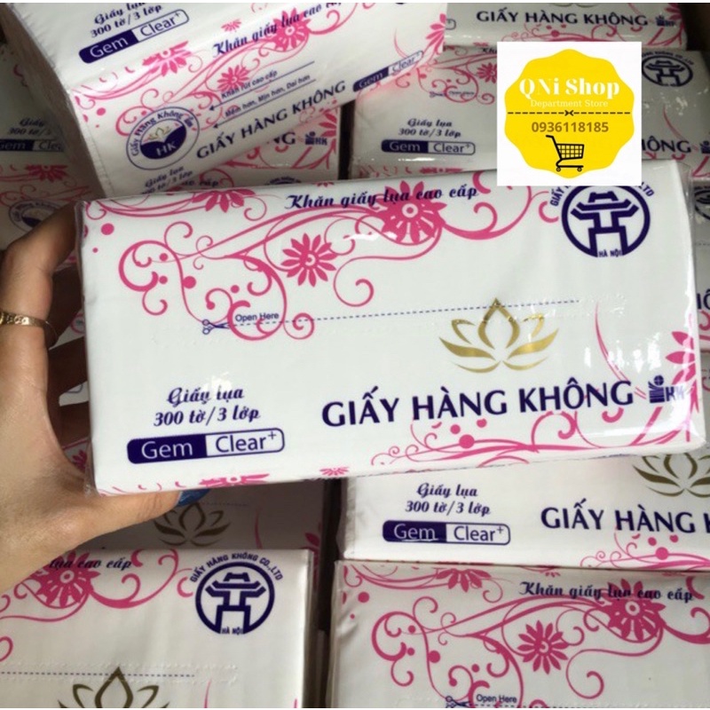 Khăn Giấy Rút, Khăn Ăn, Khăn Giấy Lụa 3 lớp x 400 tờ Mềm Mịn