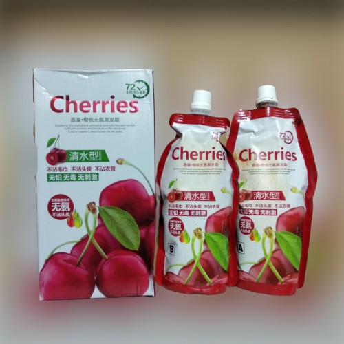 Nhuộm Đen Thảo Dược Cherry 500x2ml ( giao mẫu ngẫu nhiên)