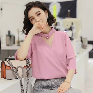 ÁO ĐẮP CHÉO CỔ DÂY TRÒN