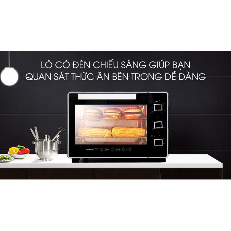 Lò nướng Sanaky VH5099S2D 50 lít