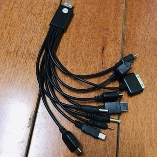 bộ cóc Cáp sạc 10 đầu dây ngắn