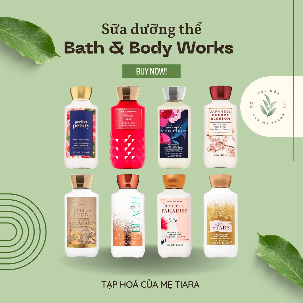 Sữa dưỡng thể Lotion Bath and Body Works 236ml
