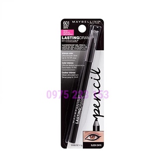 Bút kẻ mắt Maybelline Eyestudio Lasting Drama Waterproof Gel Pencil 601 1.1g