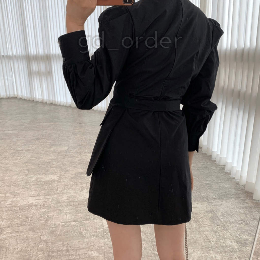 [CÓ SẴN] D33|Đầm công sở đẹp, thanh lịch, sang trọng tay phồng cho nữ gd_order