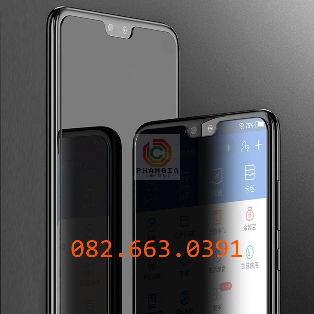 Dán cường lực chống nhìn trộm Oppo A71 / A83 / A3S (A5) / A1K / A92 / A52 / A12 dẻo nano
