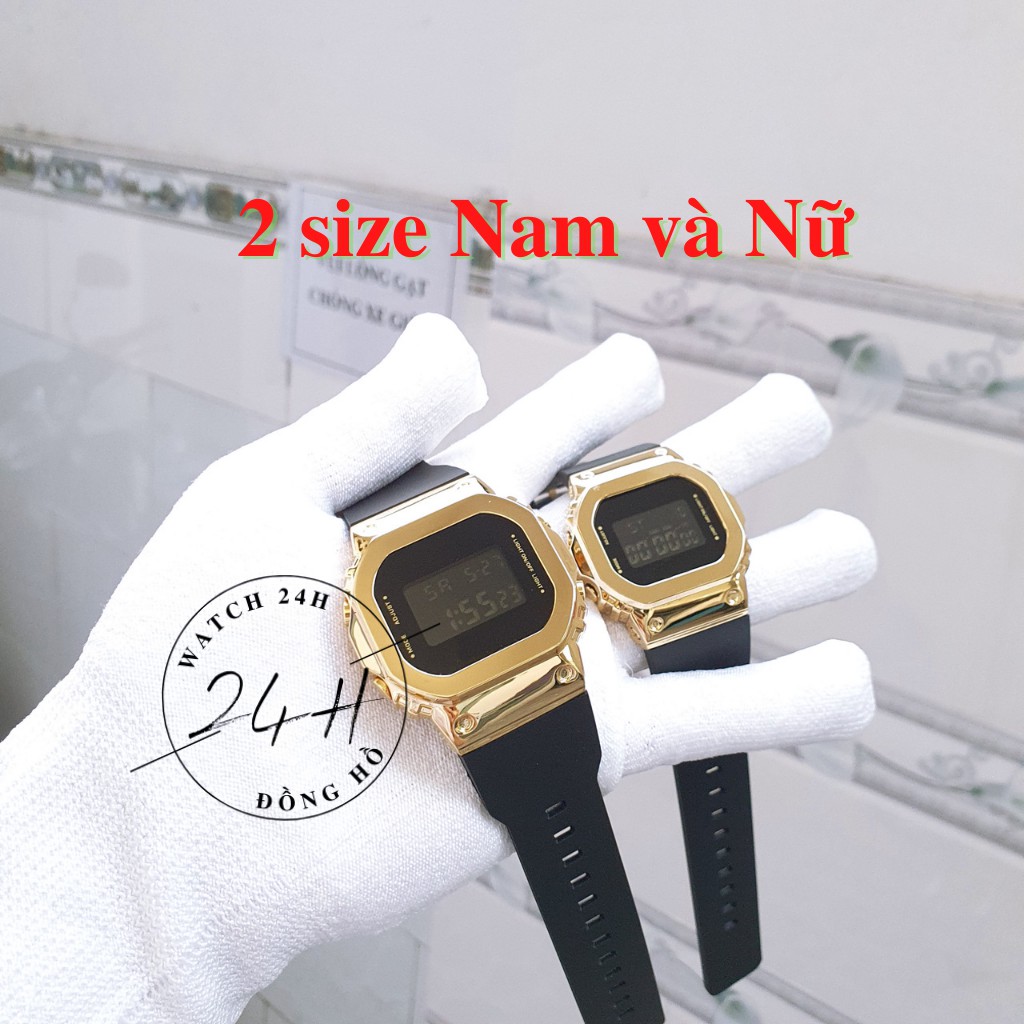 Đồng hồ nam, đồng hồ nữ G S00CK dáng Vuông 2 size khác nhau, điện tử full chức năng cho các bạn teen | BigBuy360 - bigbuy360.vn