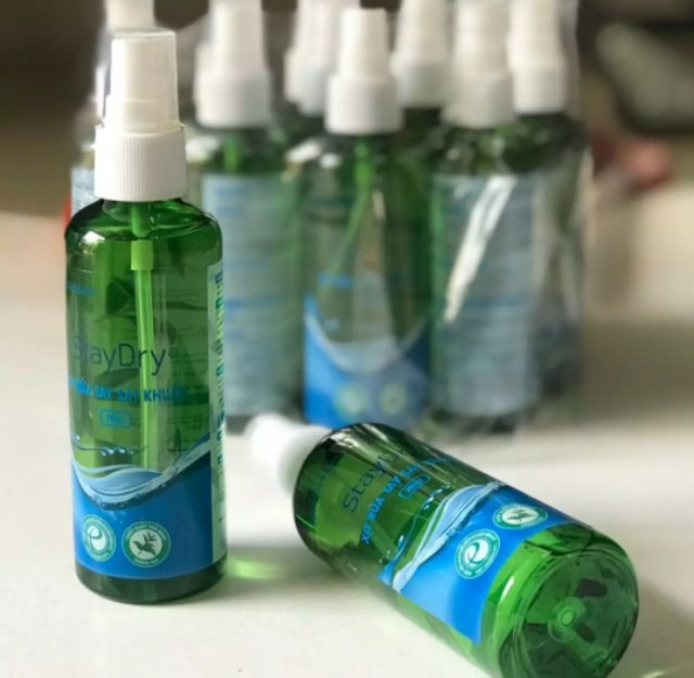 Xịt rửa tay sát khuẩn 70ml StayDry - McGoldson - Việt Nam