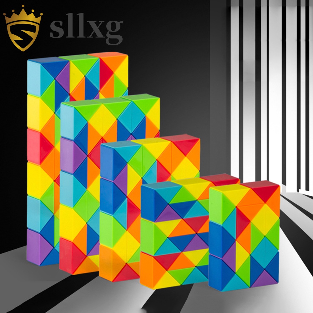 Đồ chơi khối rubik hình rắn 24/36/48/60/72 giảm căng thẳng