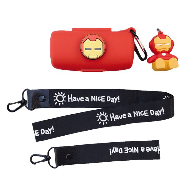 Hộp đựng tai nghe Bluetooth silicon họa tiết hoạt hình dễ thương