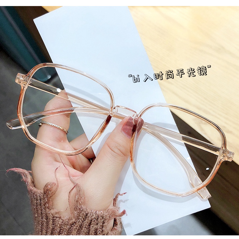 Mắt kính gọng lớn chống ánh sáng xanh thời trang cho nữ