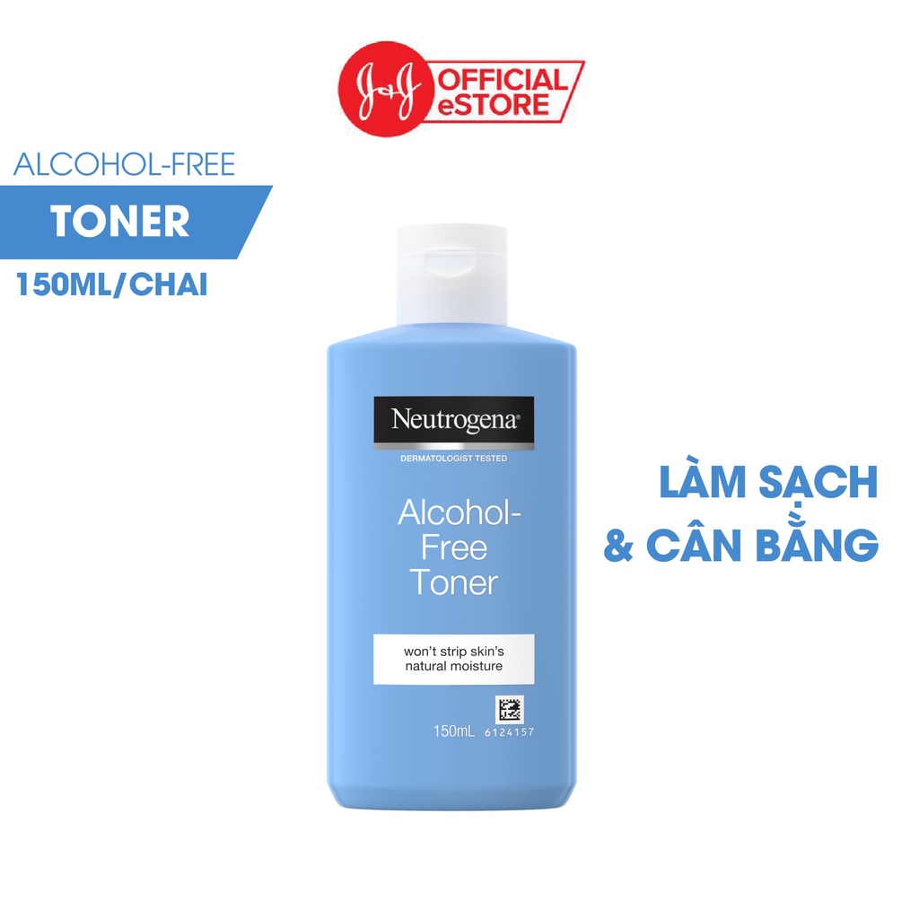 Nước hoa hồng không chứa cồn Neutrogena Alcohol Free Toner 150ml