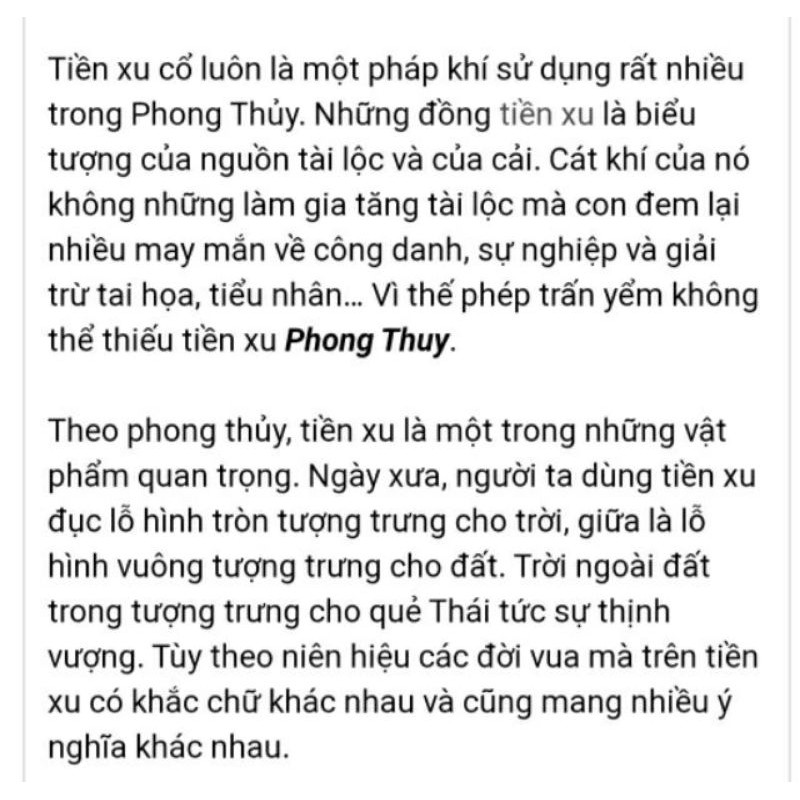 Đồng tiền xu chiêu tài lộc