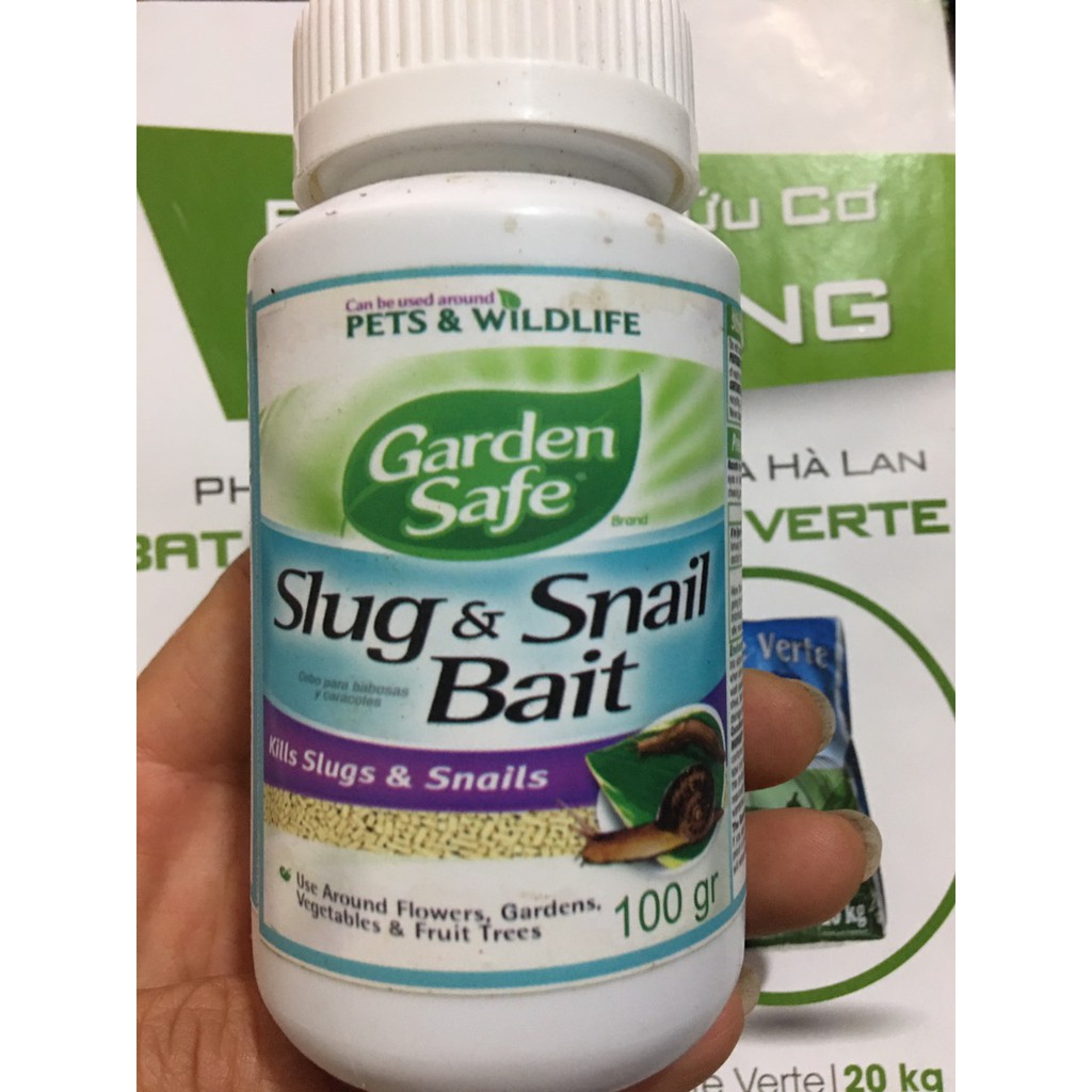 [USA] Bả Diệt ốc sên_sên nhớt Mỹ Slug &amp; Snail Bait Garden Safe_dạng hạt an toàn_hiệu quả cao