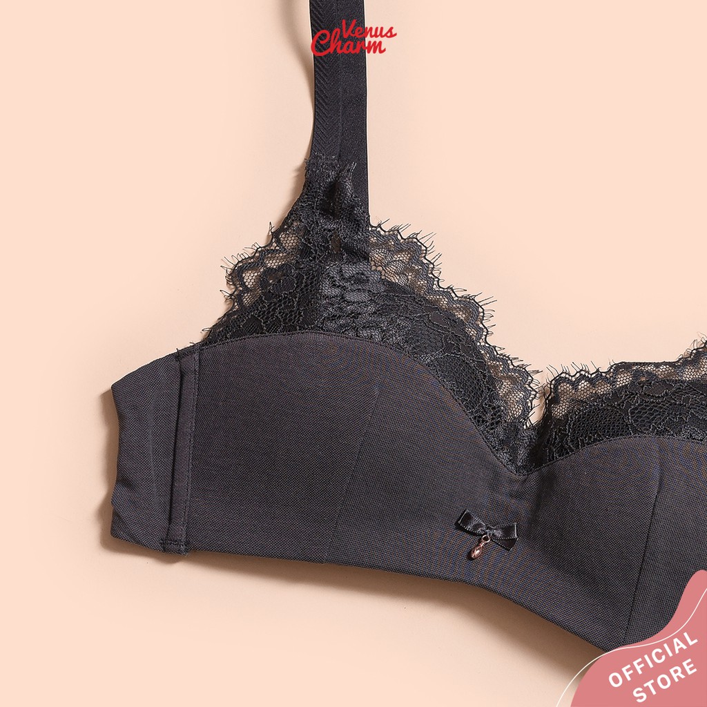 Áo lót ren không gọng quả ngang sexy Venus Charm V202 thiết kế mút mỏng nhẹ cho ngực vừa và lớn | BigBuy360 - bigbuy360.vn