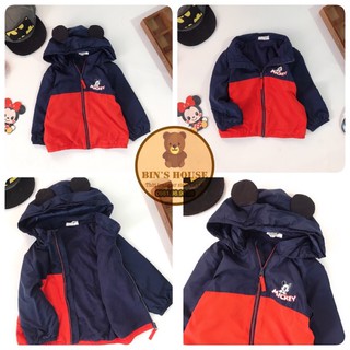Áo gió lót nỉ mickey H&M sz 18/24M