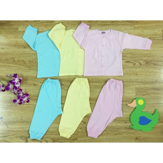 Combo 3 Bộ cài giữa tay dài màu bo Nanio
