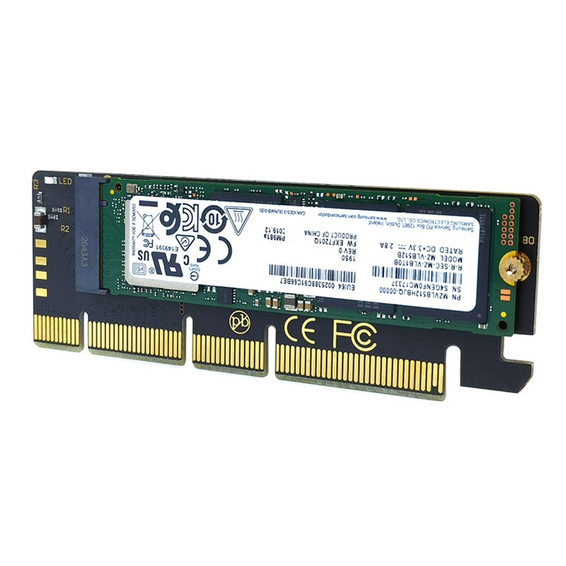 Card Mở Rộng M.2 Nvme Ssd Sang Pcie 3.0 X16 / X8 / X4 Hỗ Trợ Thẻ Ssd 2230 2242 2260 2280 Size Ssd | BigBuy360 - bigbuy360.vn