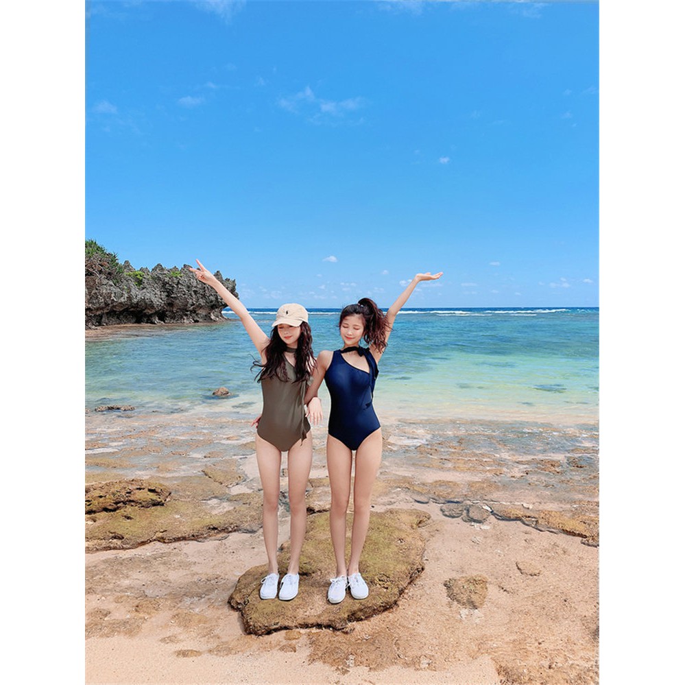 Bộ đồ bơi liền 1 mảnh Bikini dành cho bạn gái đi biển mùa hè mã L48