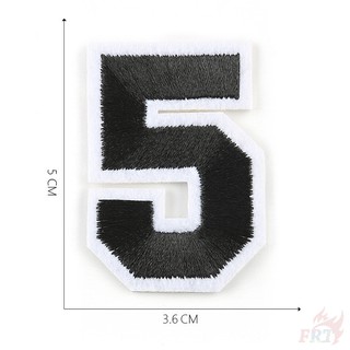 Miếng vá ủi thêu số- sticker ủi thêu- patch ủi là