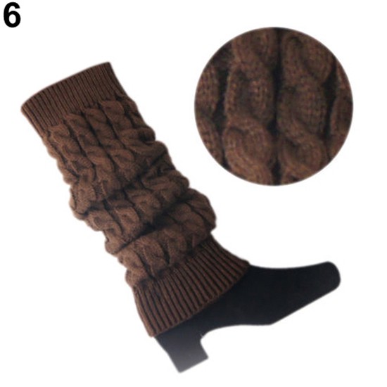 Cặp vớ ống len giữ ấm chân dành cho bạn nữ khi mang giày bốt
