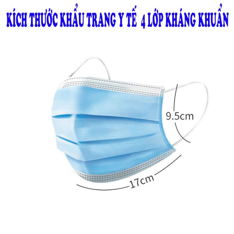 (Chỉ Ship TPHCM) Hộp 50 chiếc khẩu trang y tế kháng khuẩn palladium mask