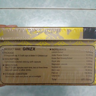 Sâm GINEX 870mg Hàn Quốc.