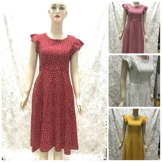 Váy đầm triết eo dáng xòe thời trang - Vải Lanh
